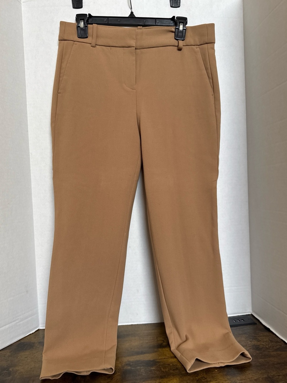 J.Crew Cameron Pants Womens US 8 Camel Tan Dress Work Tapered Twill EUC
